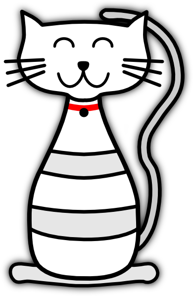 390x598 Kitten Clip Art