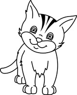 158x195 Black And White Cat Clipart Many Interesting Cliparts