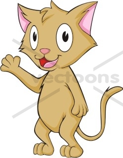 249x320 Cartoon Kitten