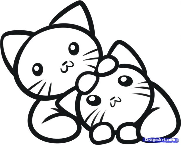 Kitten Coloring Pages | Free download on ClipArtMag