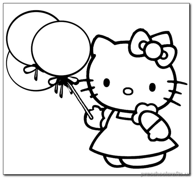 627x577 Kitten Coloring Pages For Kids