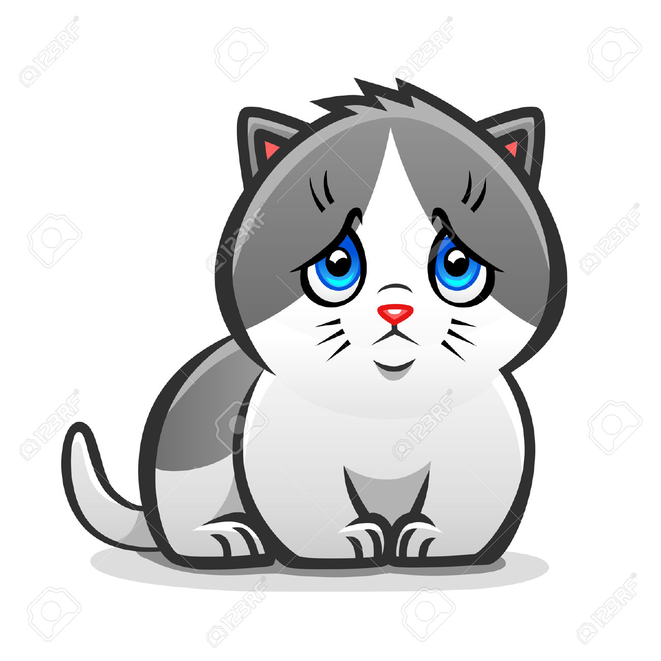 1300x1300 Kittens Clipart Sad