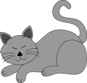 300x285 Kitten Clipart Gray Cat