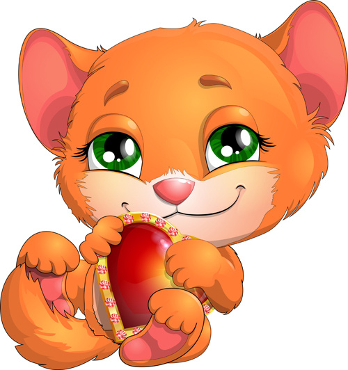 500x532 Cartoon Kitten Free Vector Download (14,562 Free Vector)
