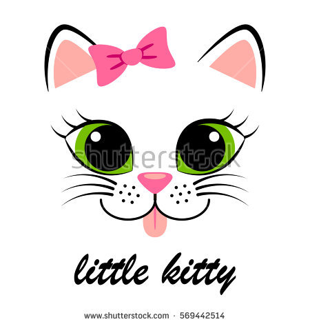 450x470 Kittens Clipart Head