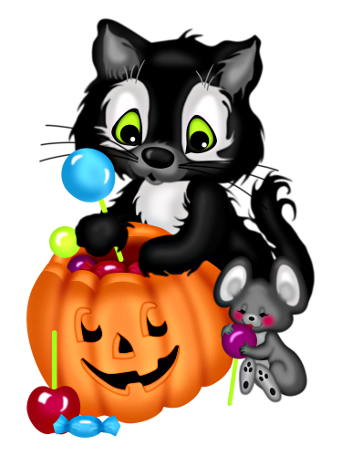 375x500 Halloween Kitty Cat