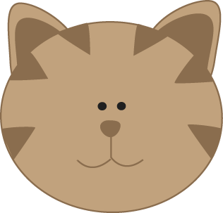 316x303 Kitty Cat Face Clip Art