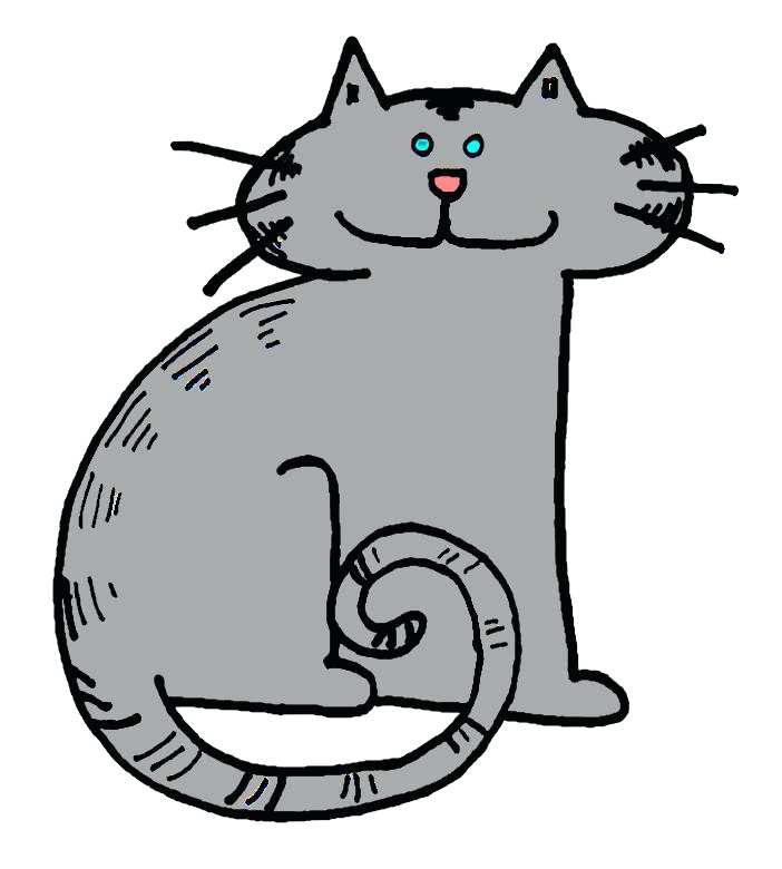 702x780 Cat Clipart Cat Coloring Pages Here Is A Small Collection Of Cute