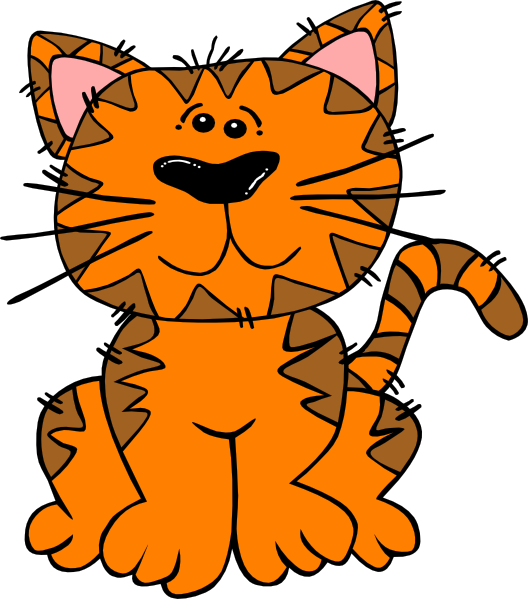 528x599 Free Art Clip Of Cat Clipart Image 2
