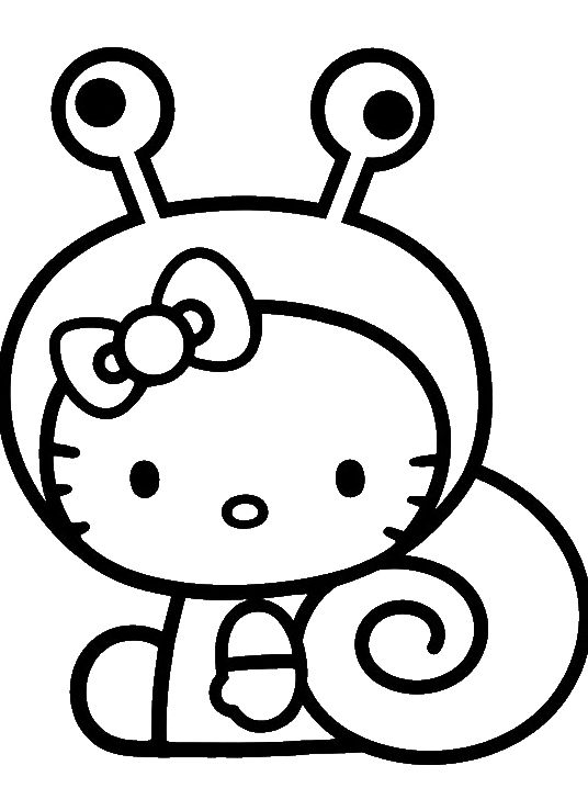 Kitty Coloring Pages