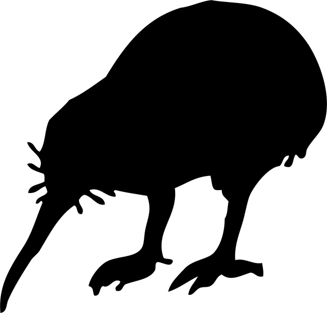 650x621 Kiwi Bird Stencils