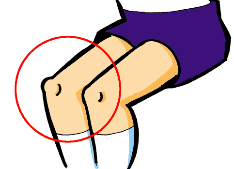 483x349 Knee Clipart