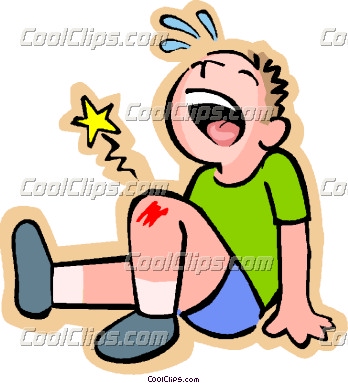 348x383 Cut Knee Clipart