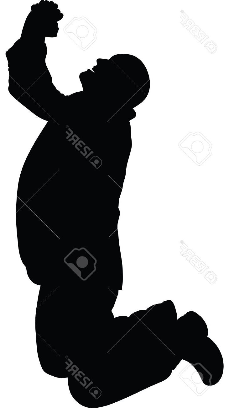 731x1300 Unique Silhouette Of Man On His Knees Clipart Drawing
