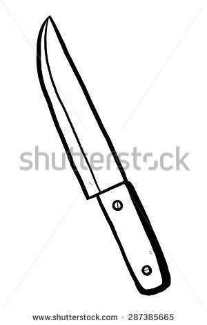 300x470 Drawn Knife Clipart