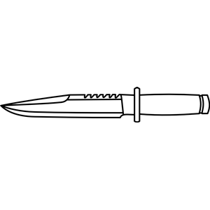 300x300 Blade Clipart Black And White