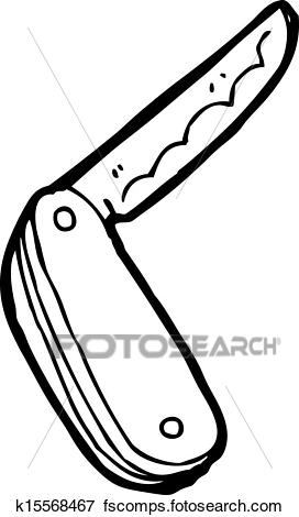 272x470 Clip Art Of Cartoon Pocket Knife K15568467