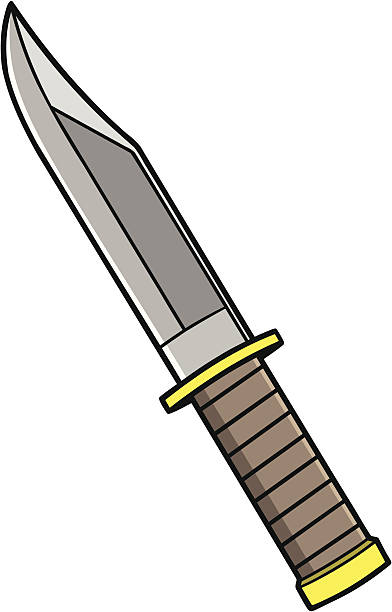 392x612 Knife Clipart Vector Art