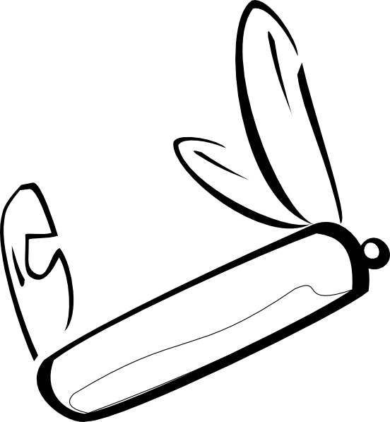 552x597 Swiss Knife Clipart