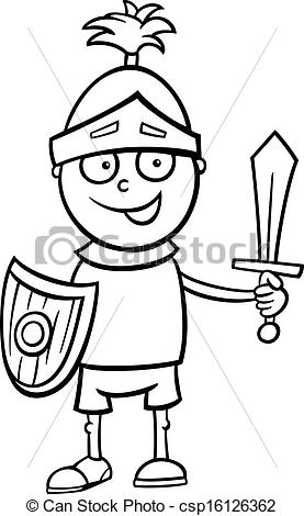 277x470 Knight Clipart Black And White