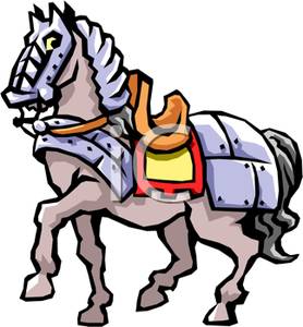 278x300 Knight On Horse Clipart