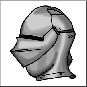 304x304 Clip Art Medieval History Knight's Helmet Color I