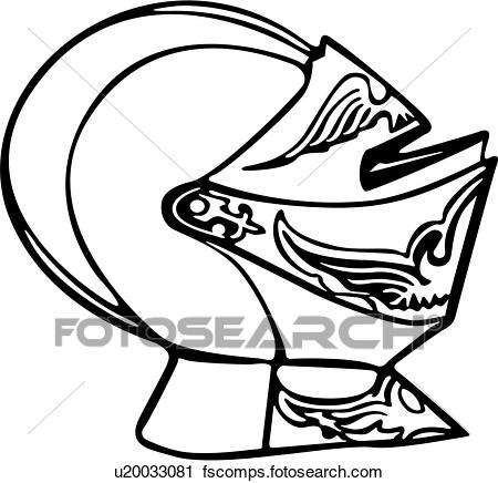 450x436 Clipart Of , Armor, Helmet, Medieval, Weapon, Knight, Weapons