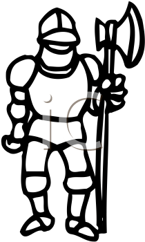 210x350 Clipart Of Knights In Armor