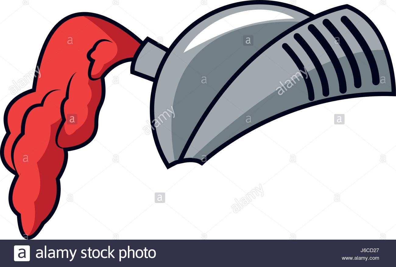 1300x878 Cartoon Medieval Helmet Knight Metal Stock Vector Art