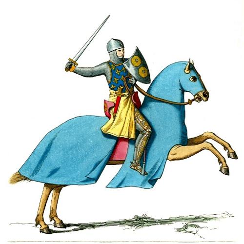 500x500 Knight On Horse Clip Art