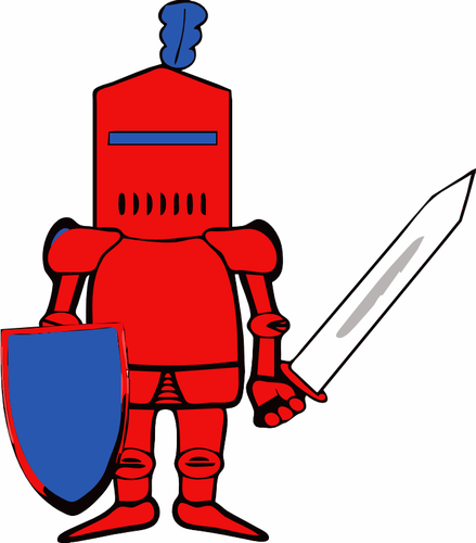 439x500 Vector Illustration Of Classic Knight In Armor Public Domain Vectors