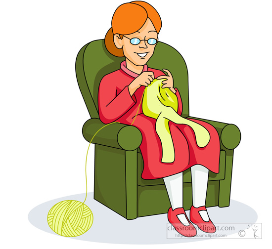 550x504 Free Knitting Clipart