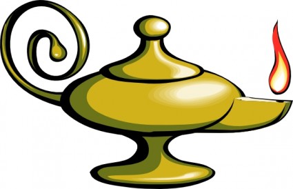 425x274 Lamp Of Knowledge Clipart