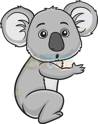 317x400 Koala Clipart Cartoon