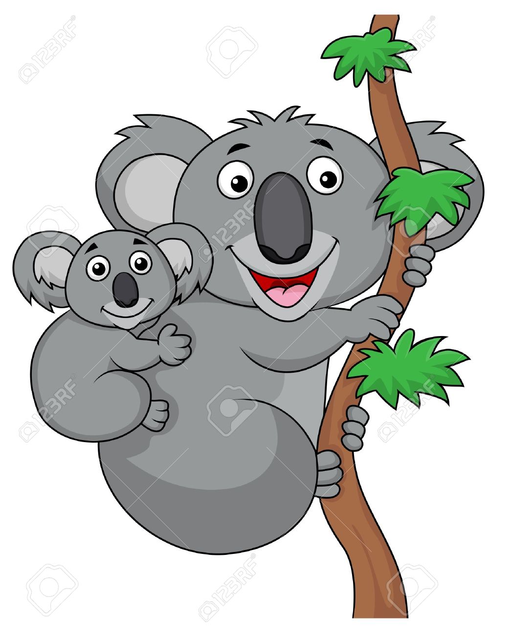 1041x1300 Koala Clipart Mother And Baby