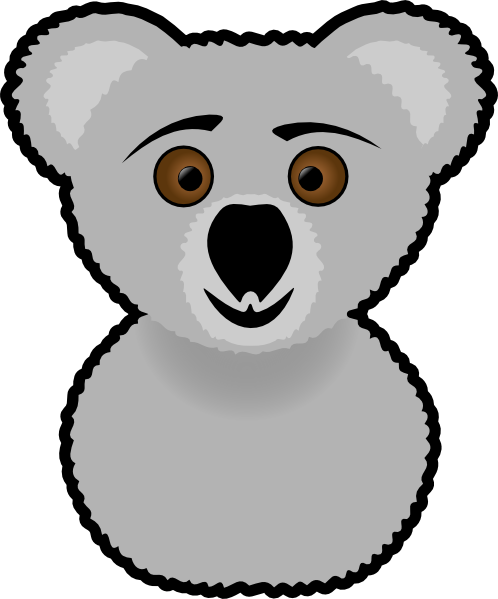 498x599 Koala Clip Art