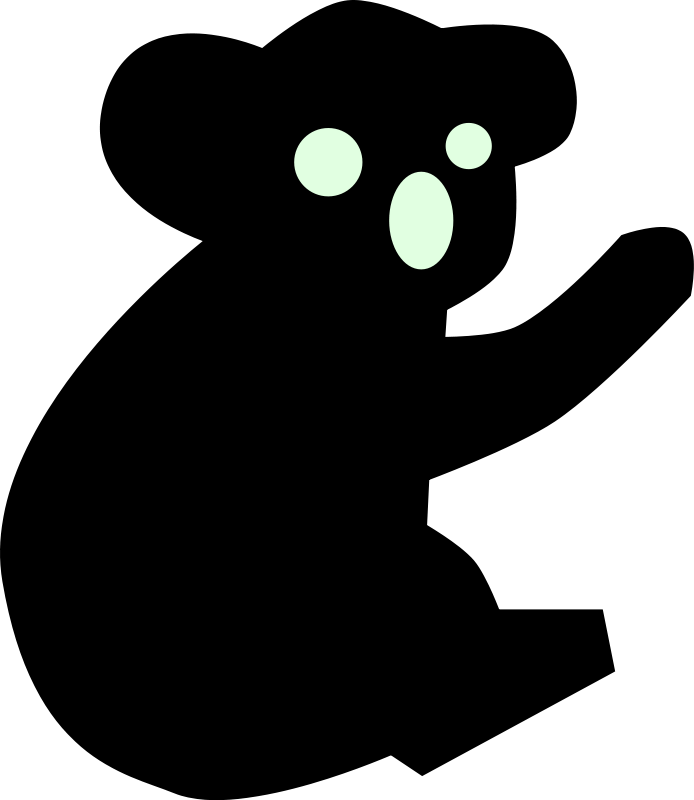 694x800 Koala Free Vector 4vector