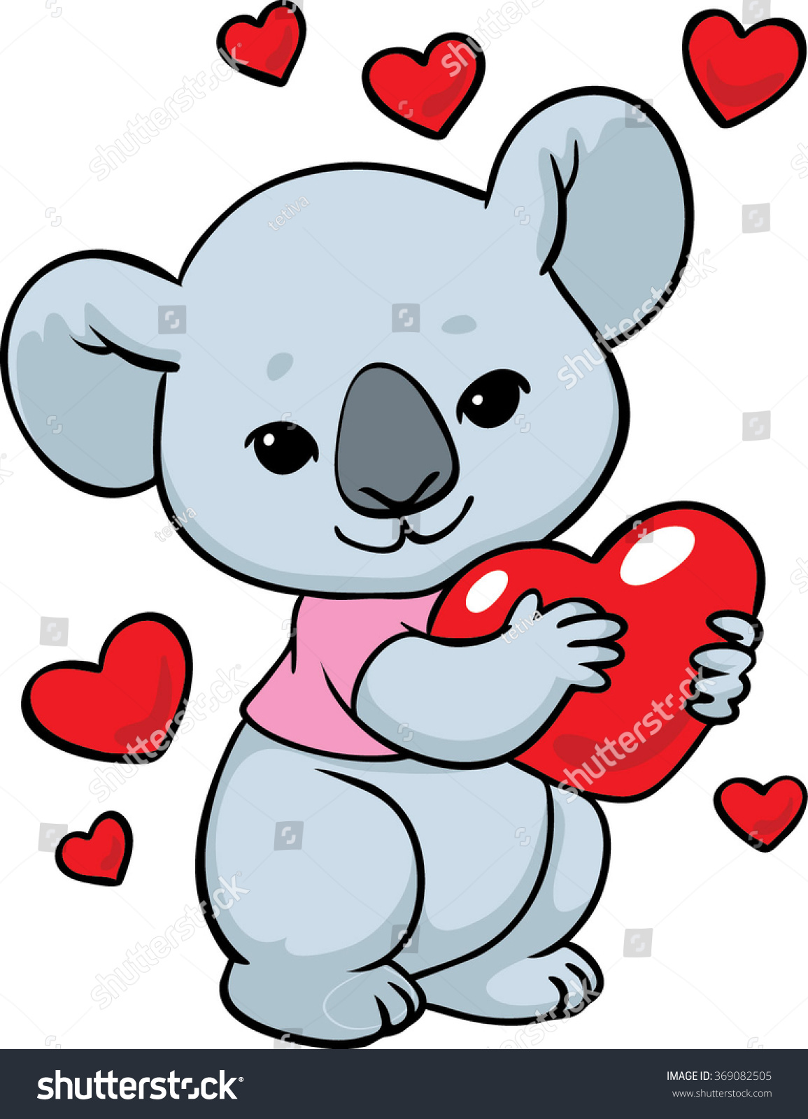 1155x1600 Koala Clipart Valentines