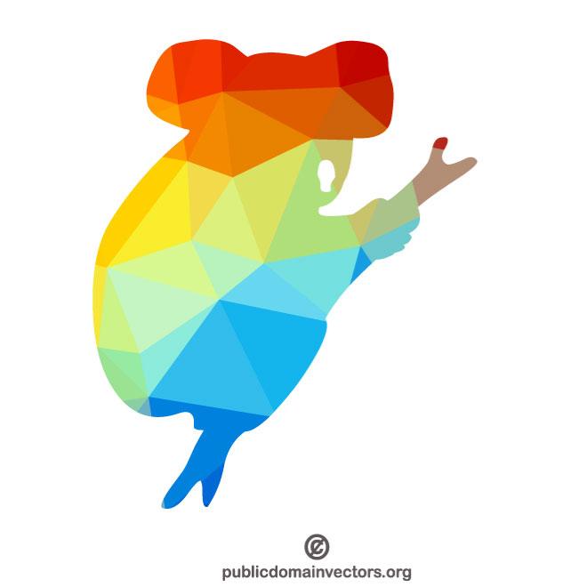 660x660 Koala Silhouette Vector Image