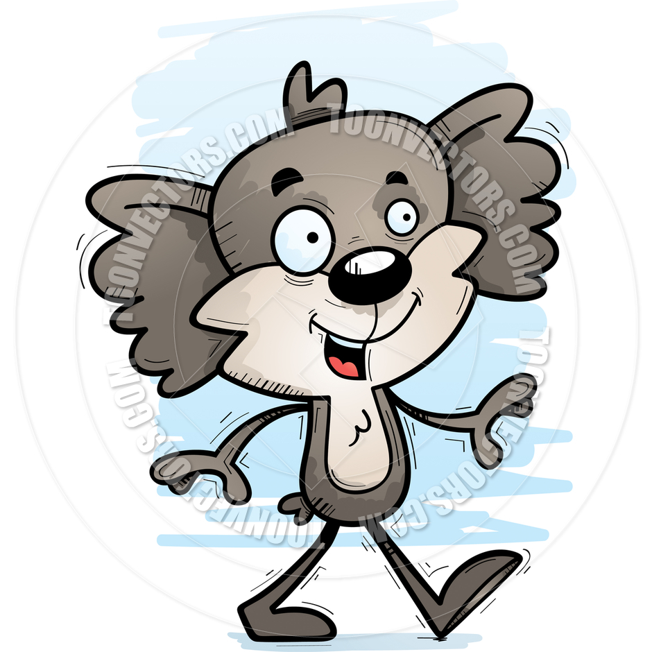 940x940 Cartoon Male Koala Walking By Cory Thoman Toon Vectors Eps