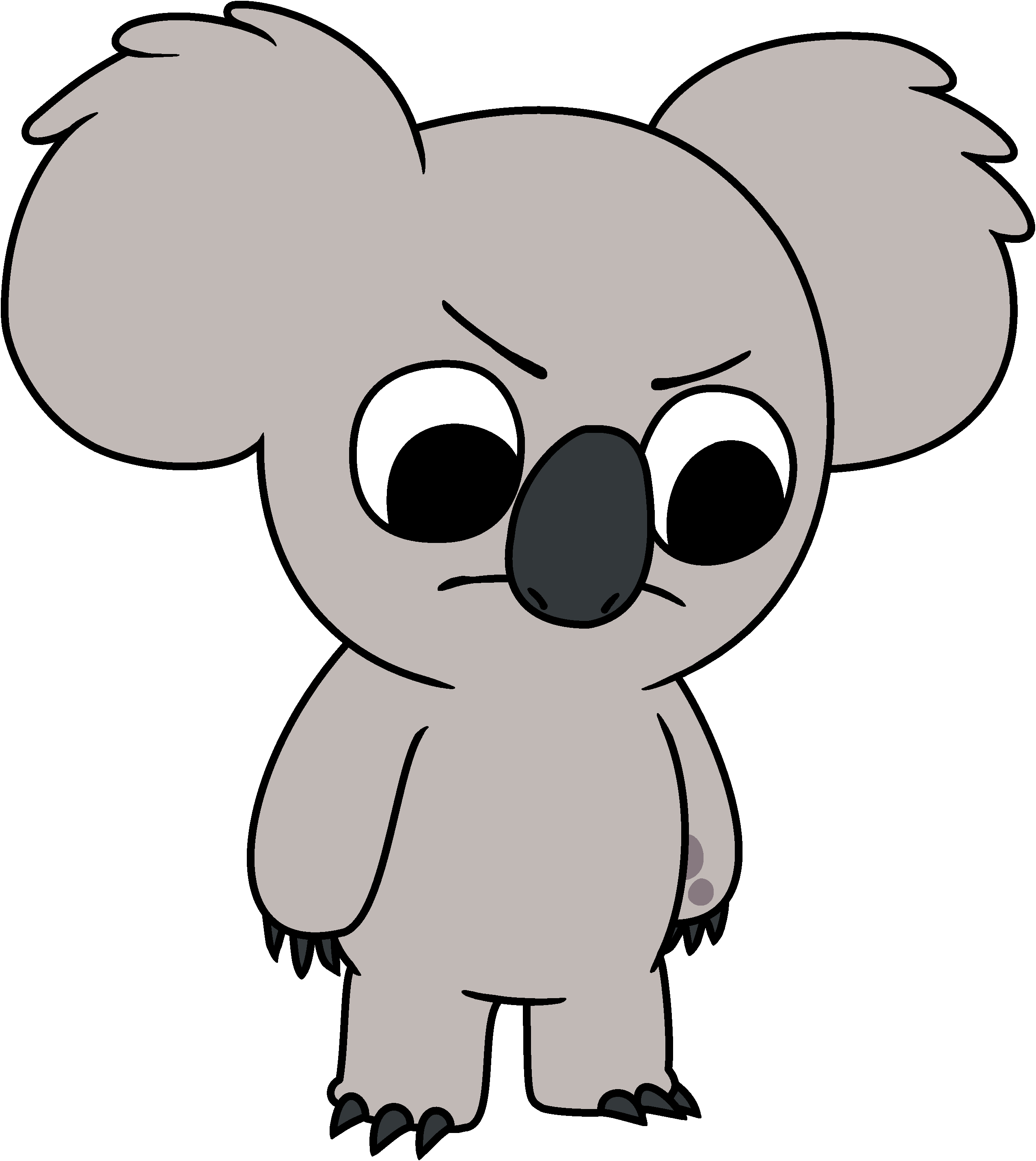 2552x2859 Koala Bear Clipart Transparent