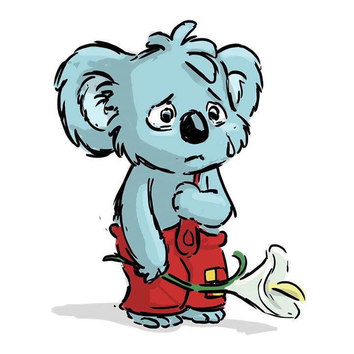 720x720 Koala Clipart Sad