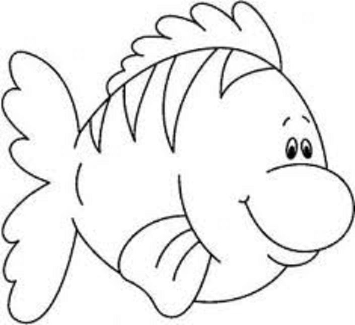 Koi Fish Coloring Page Clipart