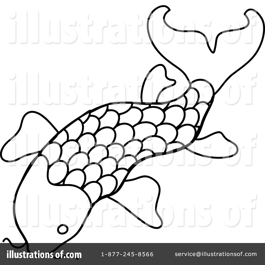 1024x1024 Koi Fish Clipart