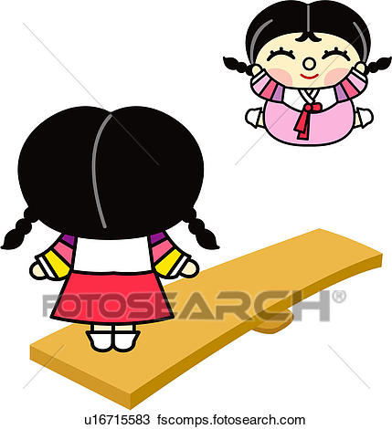 429x470 Clipart Of Two Persons, Girl, Person, People, Korean Dress, Woman