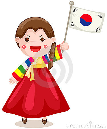 374x450 Korea Clipart Korean Flag