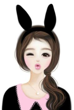 236x353 Drawn Girl Korean