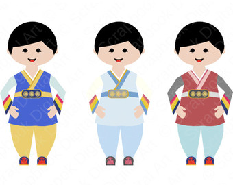 340x270 Korean Girl Hanbok Hanbok Clip Art Hanbok Girl Korean