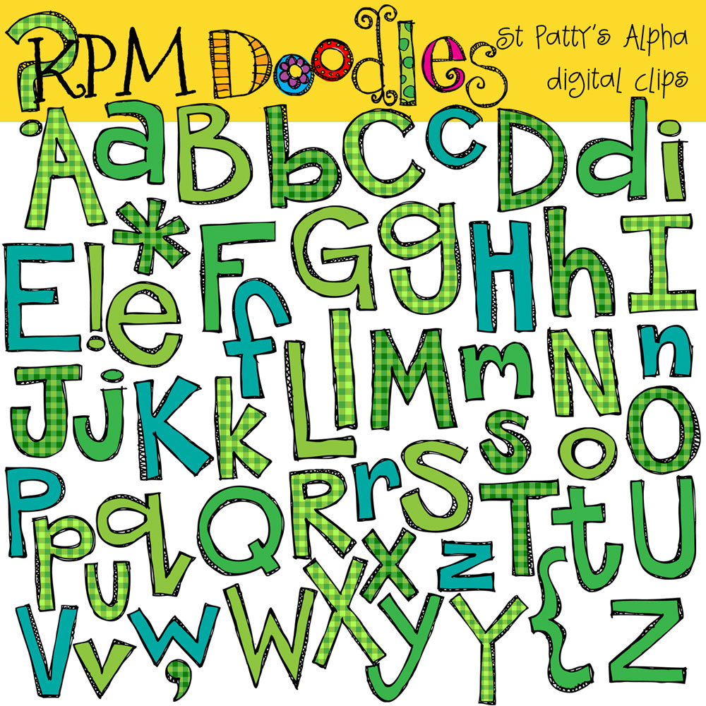 1000x1000 Basic Alphabet Girly