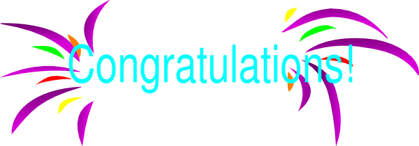 600x210 Congratulations Clip Art